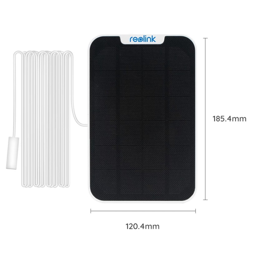 Reolink SP2-W : Solar Panel 2 White 6w with 4m Type-C connection cable ...