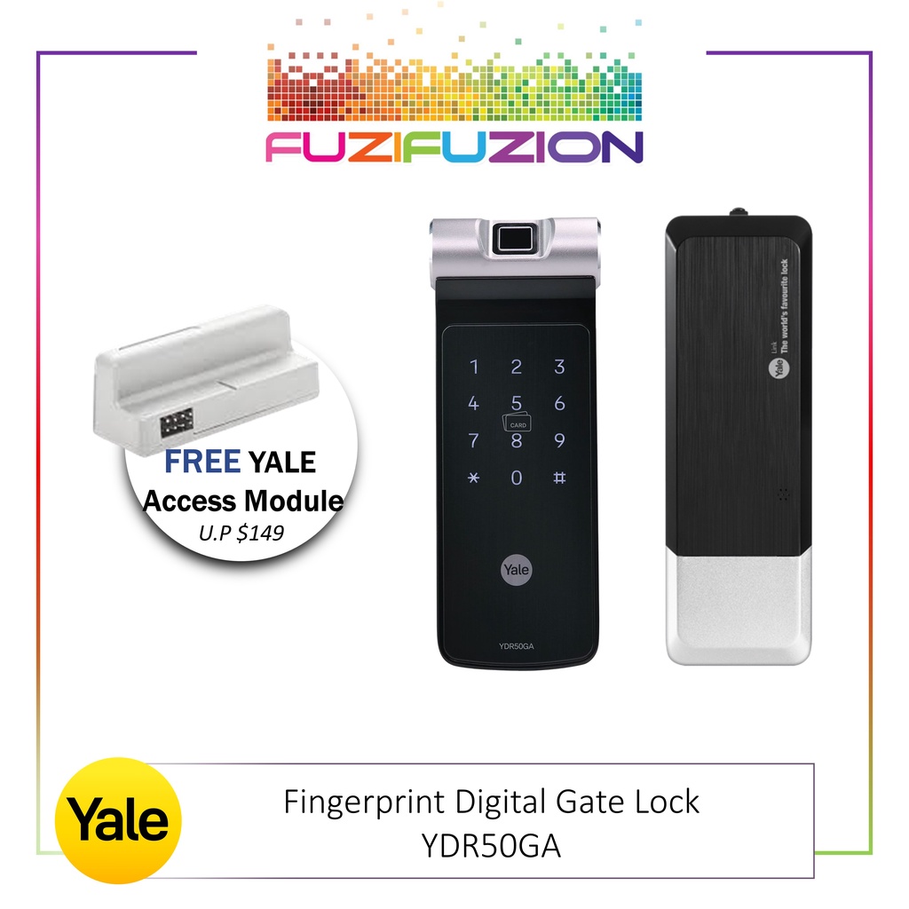 Yale YDR50GA Link Digital Gate Lock (FREE Yale Access Module) 2 Years