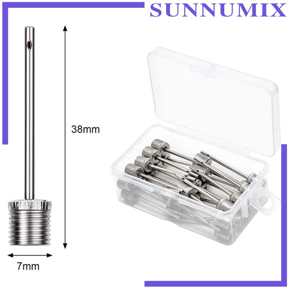 [SUNNIMIX] 30Pcs Ball Pump Football Soccer Pump Adapter Pumping Inflate ...