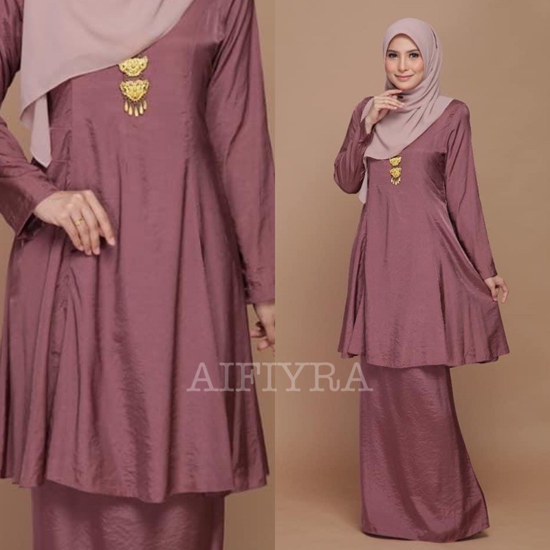 Baju Kurung Riau Thai Silk Shopee Singapore