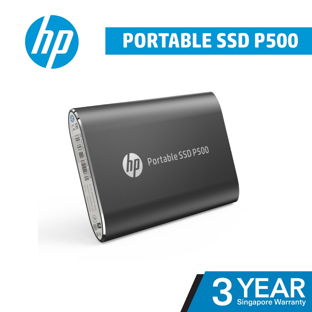 HP Portable External SSD P500 ( 250GB / 500GB / 1TB ) | Shopee Singapore