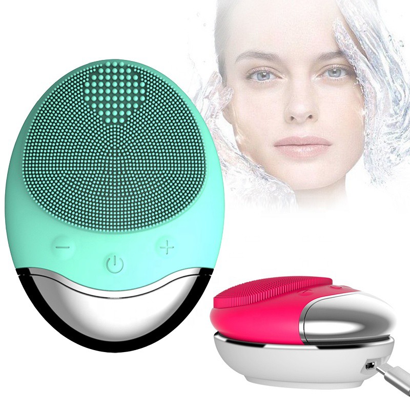 #Original Electric Silicone Facial Cleanser Wireless Charging Face ...