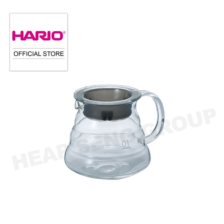 Jarra de Vidro Hario XGS Colmeia 800ml para Servir Café - Design Exclusivo e Resistente