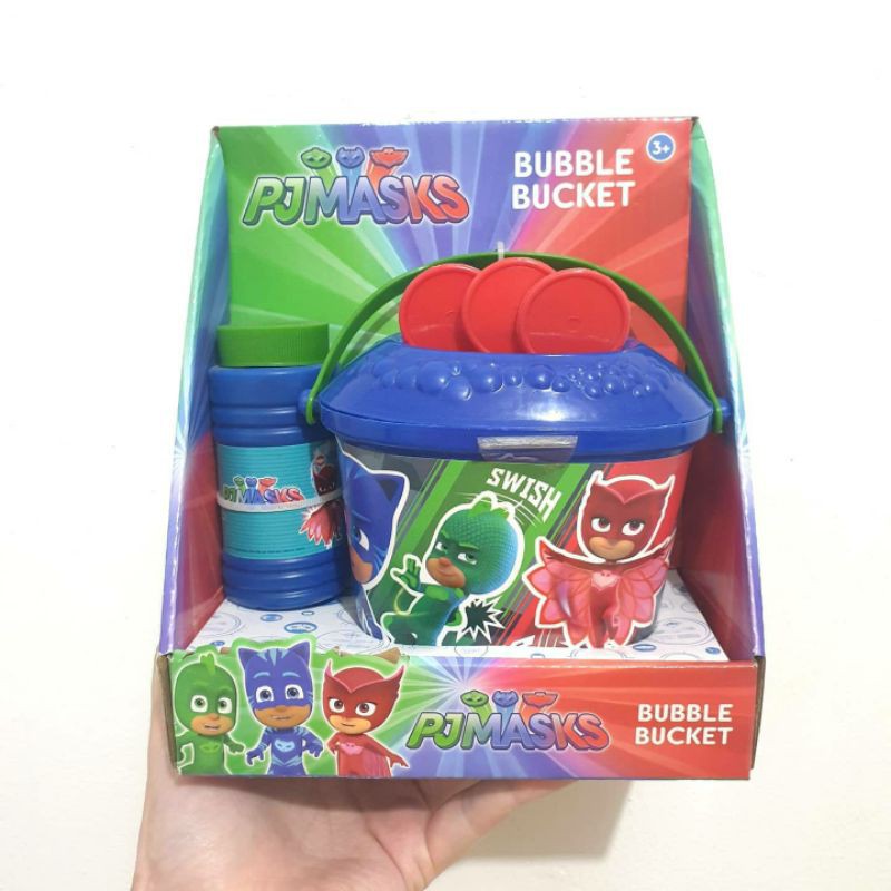 Pj Masks Bubble Bucket Toys / Inflatable Bubble Soap Buckets PJ Masks Catboy Gekko Owlette