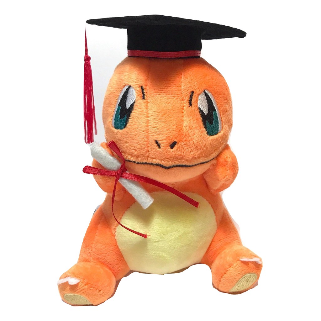 Pokemon Charmander Graduation Convocation Plush Gift Toy | Shopee Singapore