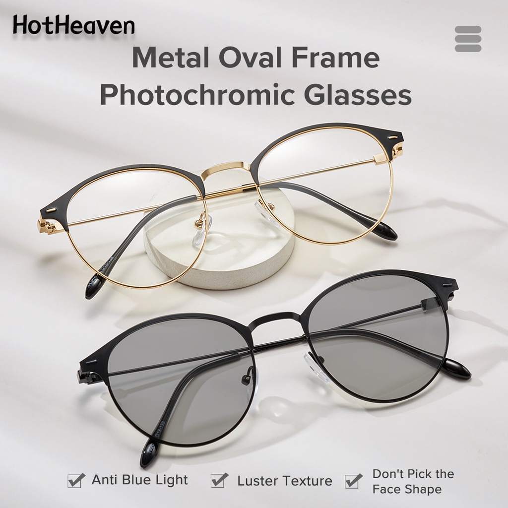 Metal blue light store glasses