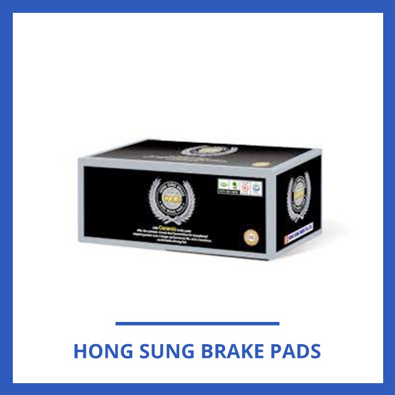 Hong Sung Brake Pads Premium Gold Ceramic Korean Japanese Car Disc