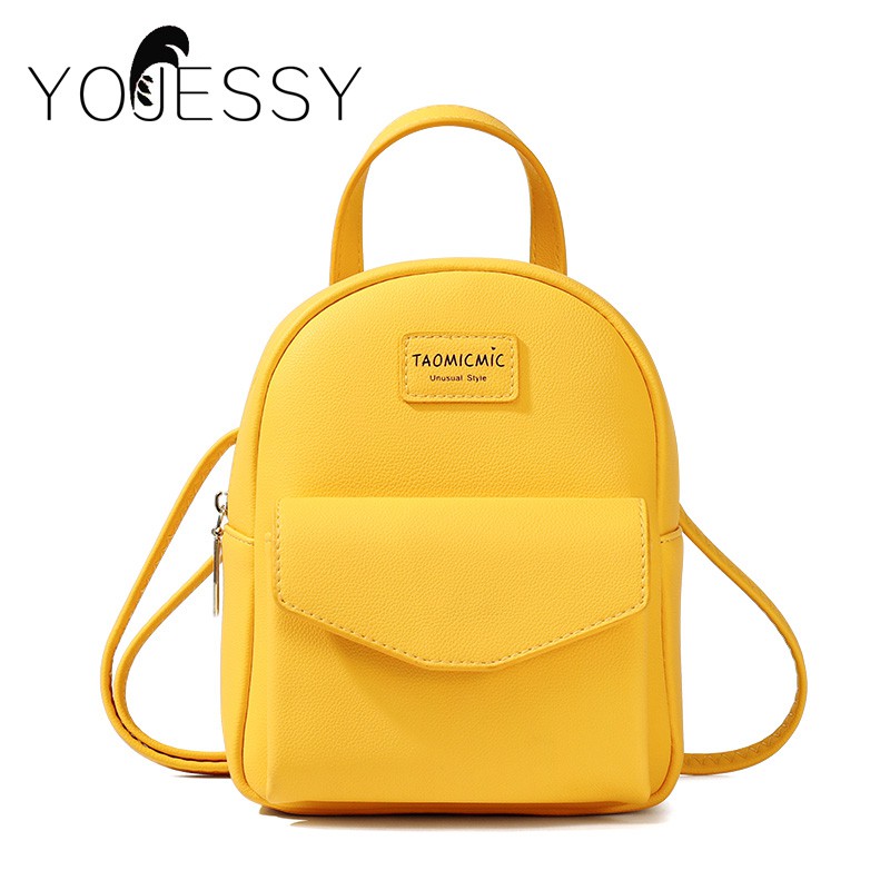 YOJESSY Mini Backpack Women Casual PU Leather Shoulder Bag Girls Multi ...