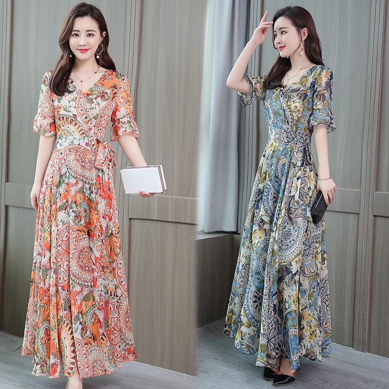 Casual long dress on sale styles