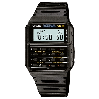 Casio calculator watch hot sale stainless steel