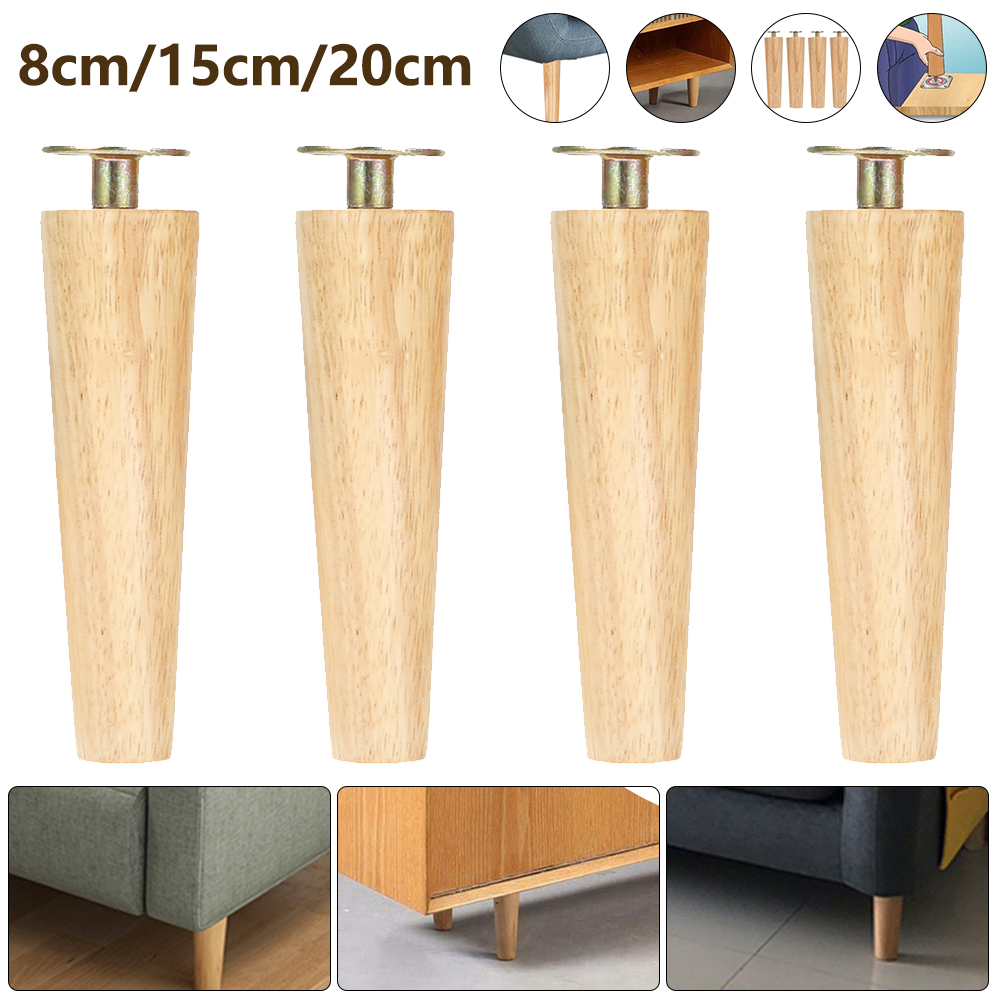 Wooden Furniture Legs 4 Solid Wood