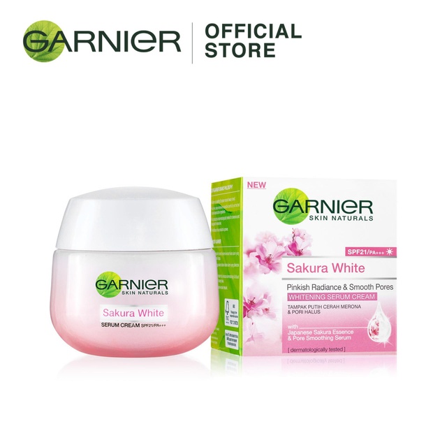 Garnier Sakura Glow Day Cream SPF21 50ml - Gambar 2