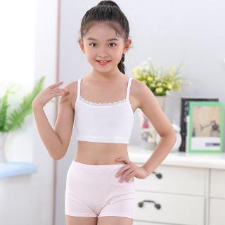 Teenage Underwear For Girl Children Girls Cutton Lace Wireless