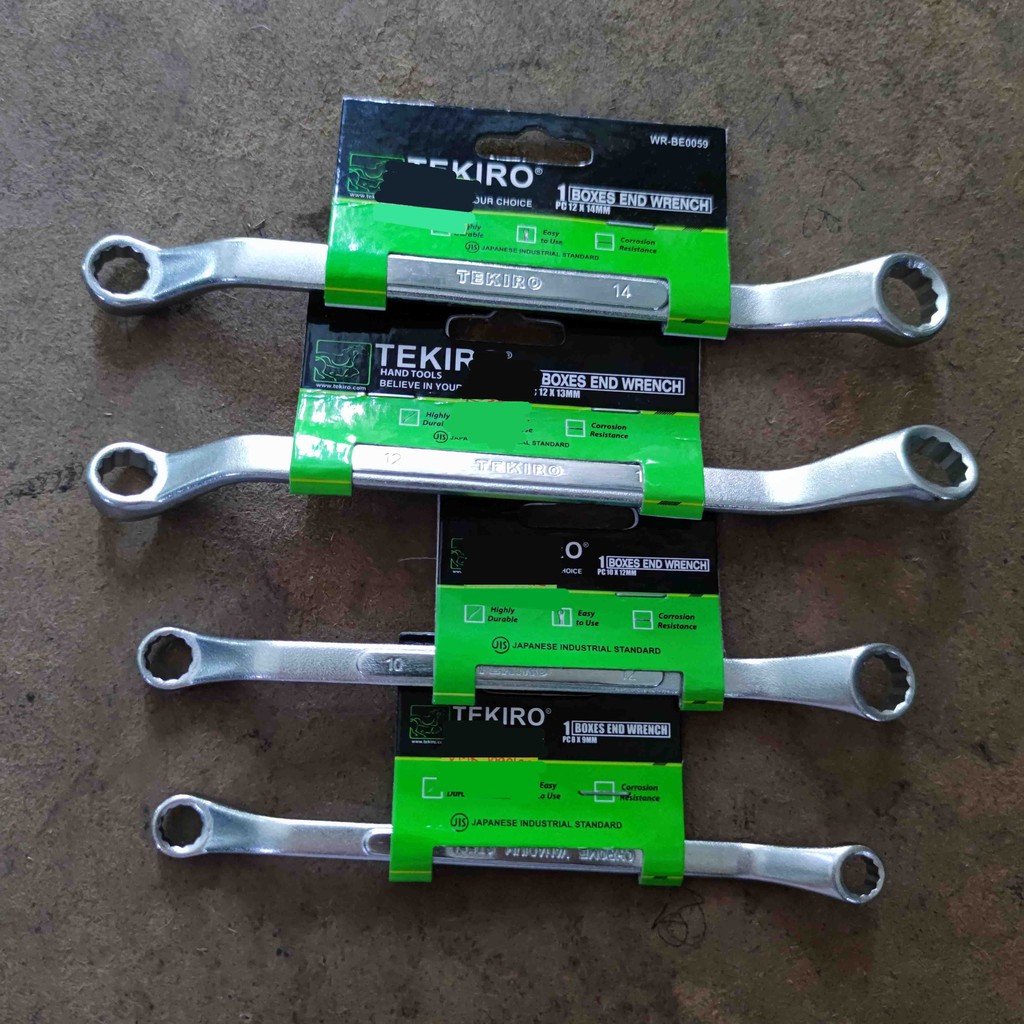Tekiro Ring Key 14 x 15mm / Boxes End Wrench | Shopee Singapore