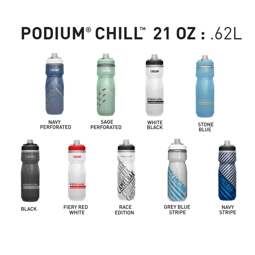 CAMELBAK PODIUM CHILL 21 OZ BIKE BOTTLE, INSULATED | Shopee Singapore