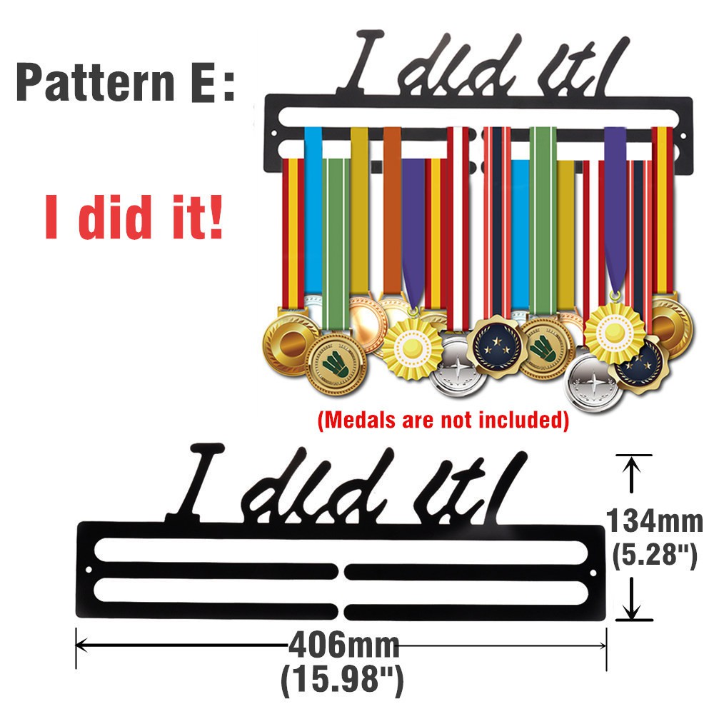 New Fashion 18 Styles Medals Hanger Metal Running Sports Medal Holder ...
