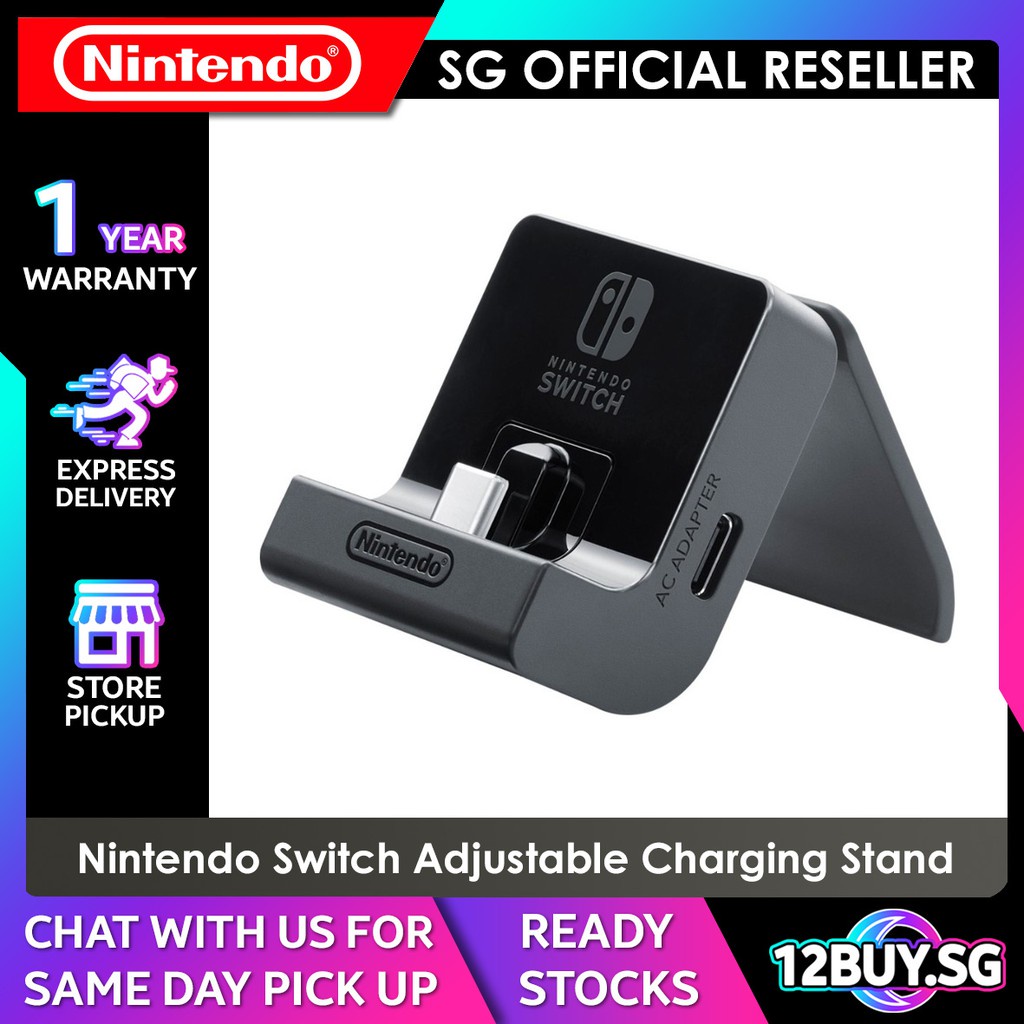 Nintendo switch adjustable charging 2024 stand