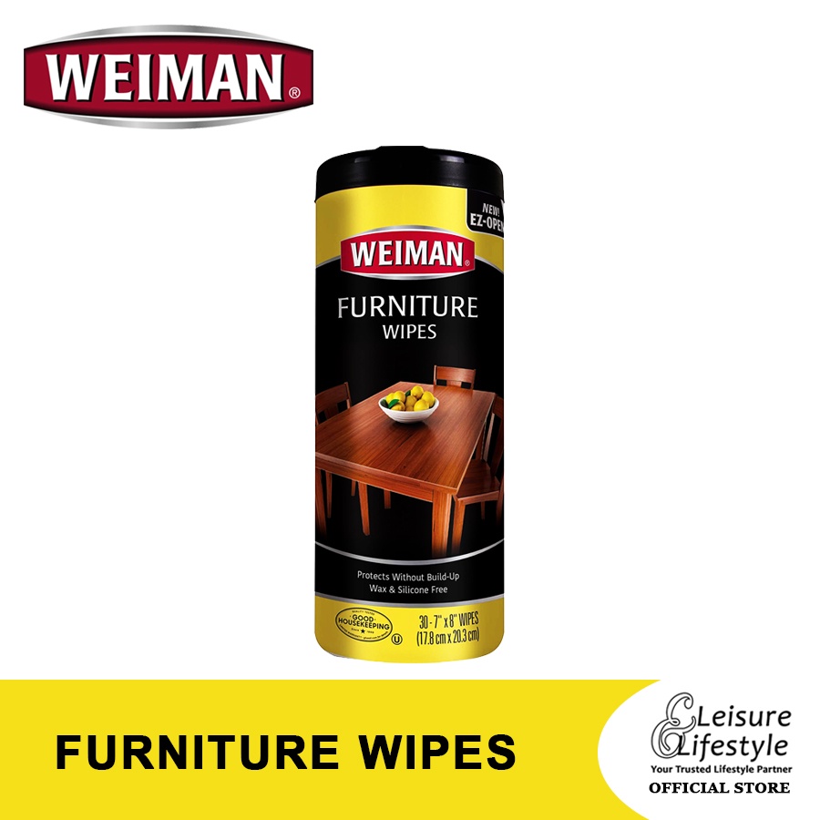 Weiman Furniture Wipes (30 Sheets) Shopee Singapore