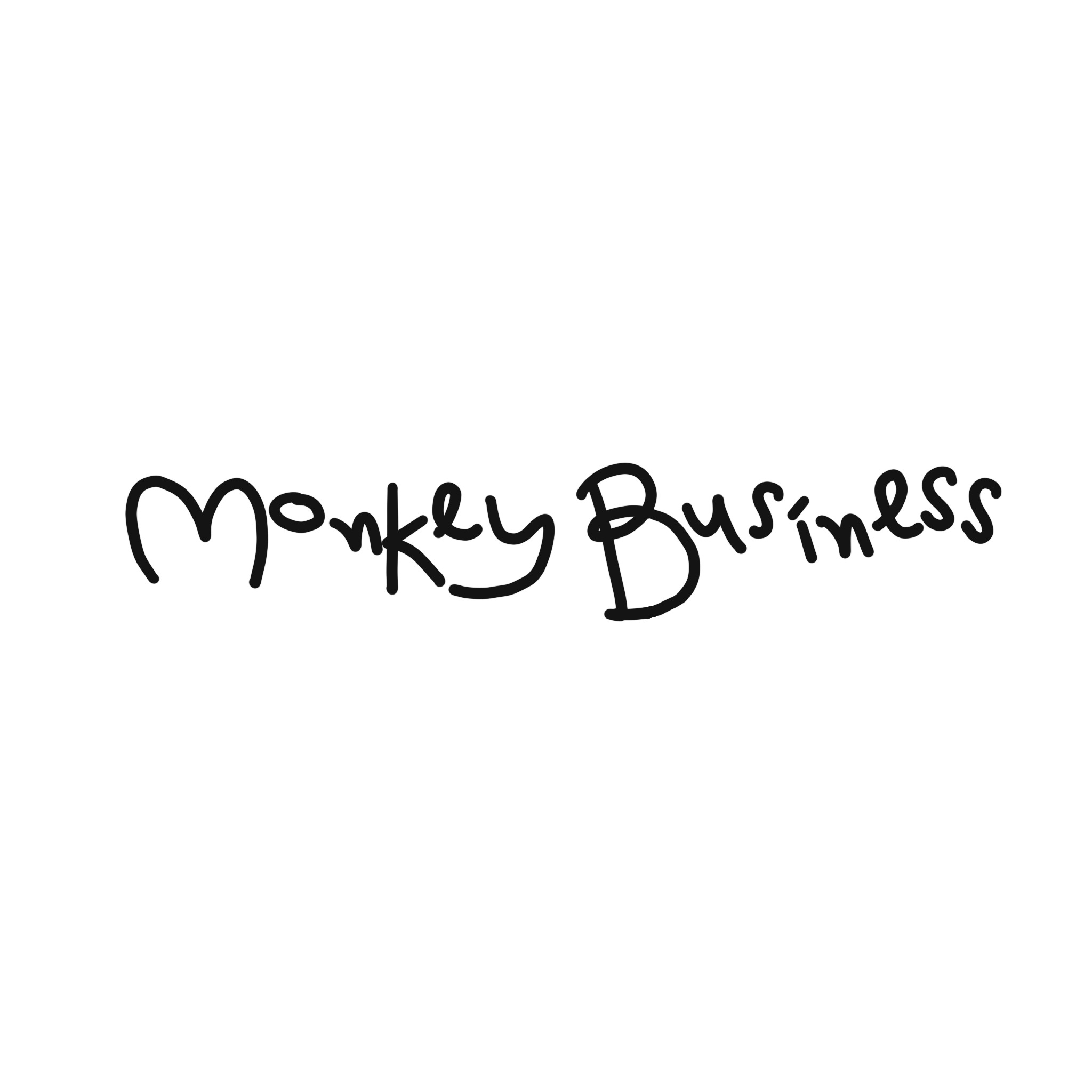 Monkey Business, Iron-on patch, 2 designs