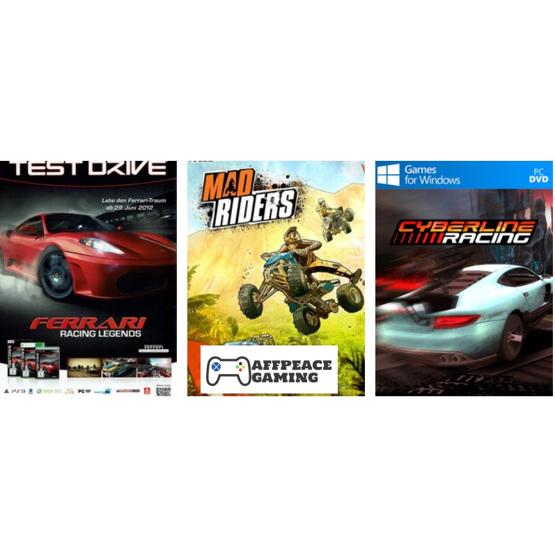 (PC GAME) 3 IN 1 RACING CAR COLLECTION GAME DVD,PENDRIVE Shopee