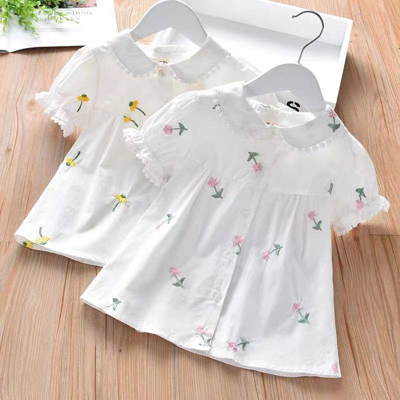 Cotton shirt design for baby outlet girl