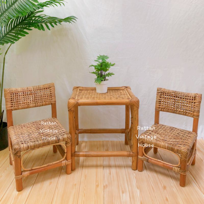 (Rattanvintage) CHILDREN Rattan Chair | Kids Rattan Chair | Rotan ...