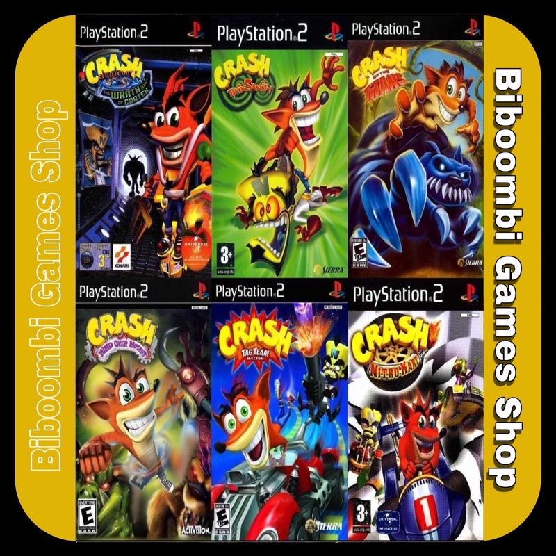 Crash on sale ps2 games