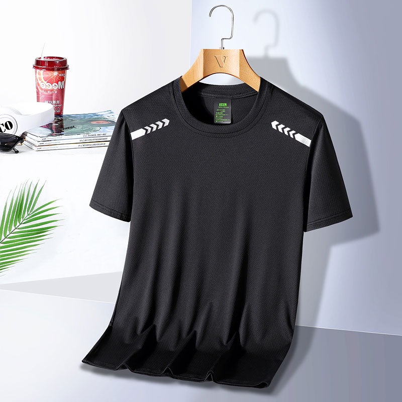 Men's Quick Dry Short Sleeve Outdoor Sports Top Loose Casual Half Sleeve Men's Clothing