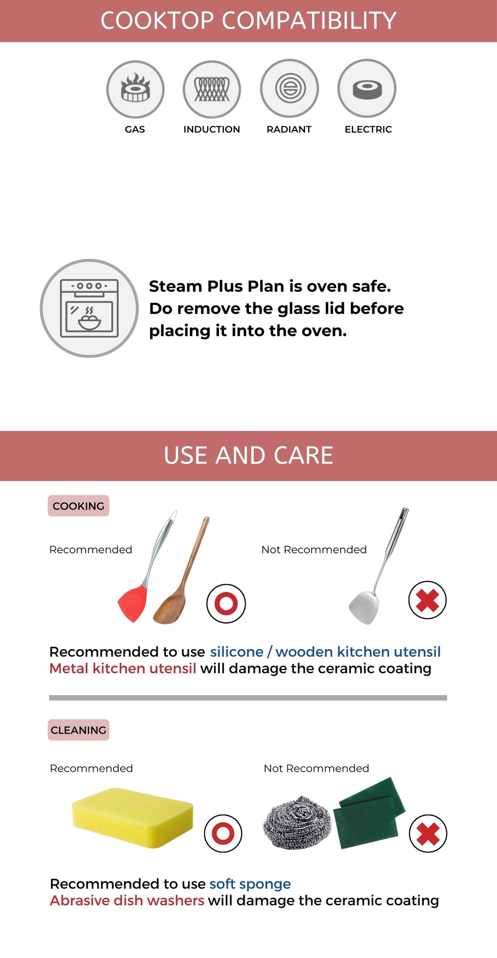 NEOFLAM Steam Plus Pan 27cm │ NonStick Xtrema Ceramic Coating