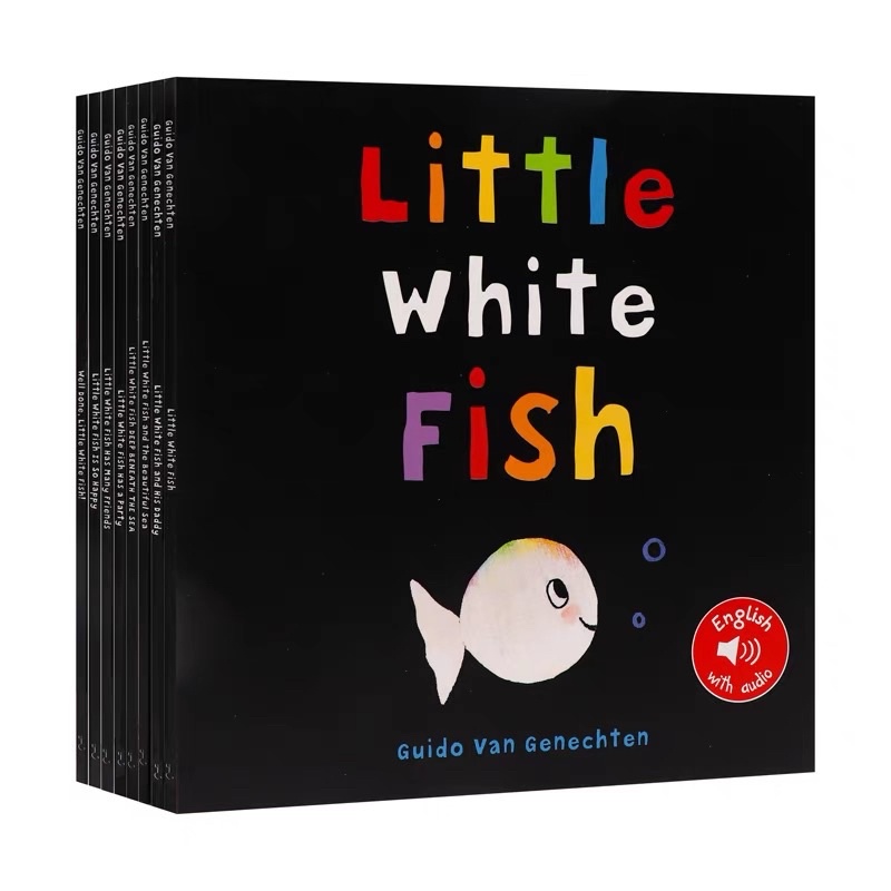 Little White Fish Collection 10 Books Set Stories about Sea Animals