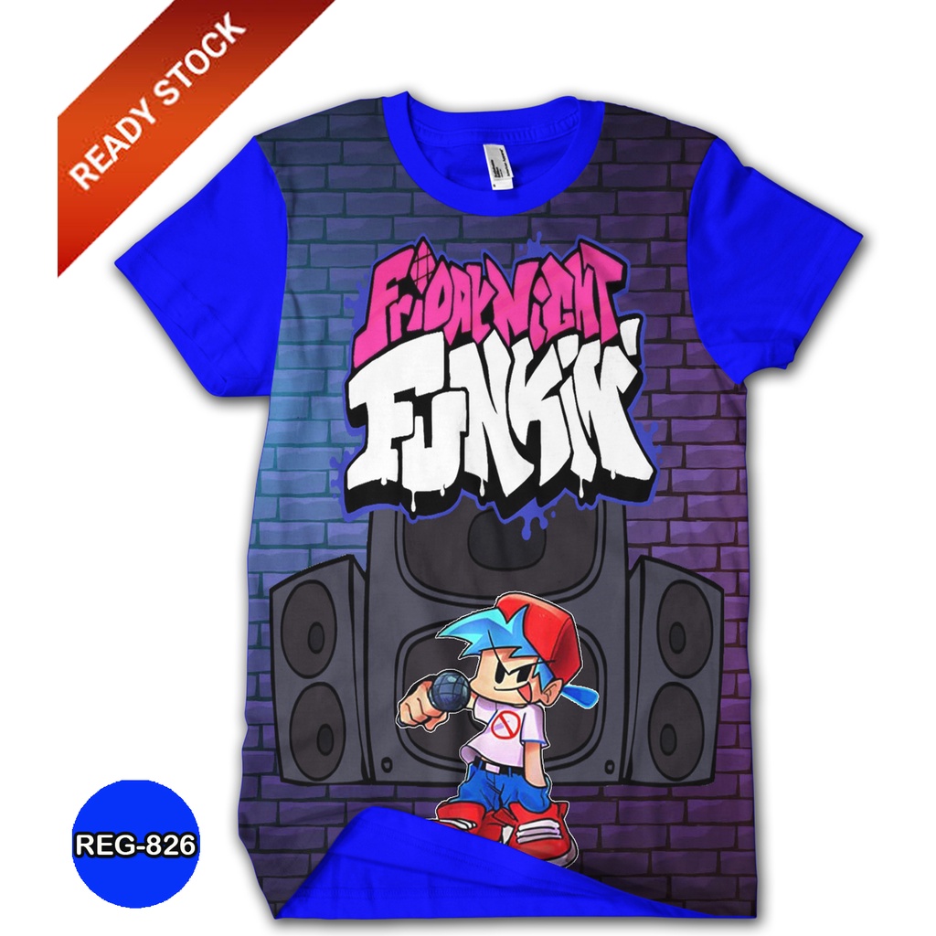 Friday Night Funkin 3D Kids T-Shirt FNF Video Game Animation #REG-826 ...