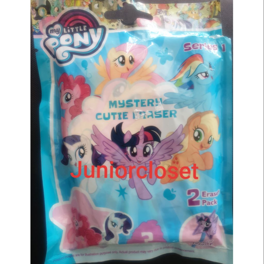 3PCS SET 🆕️ authentic My Little Pony mystery cutie erasers series 1 Big