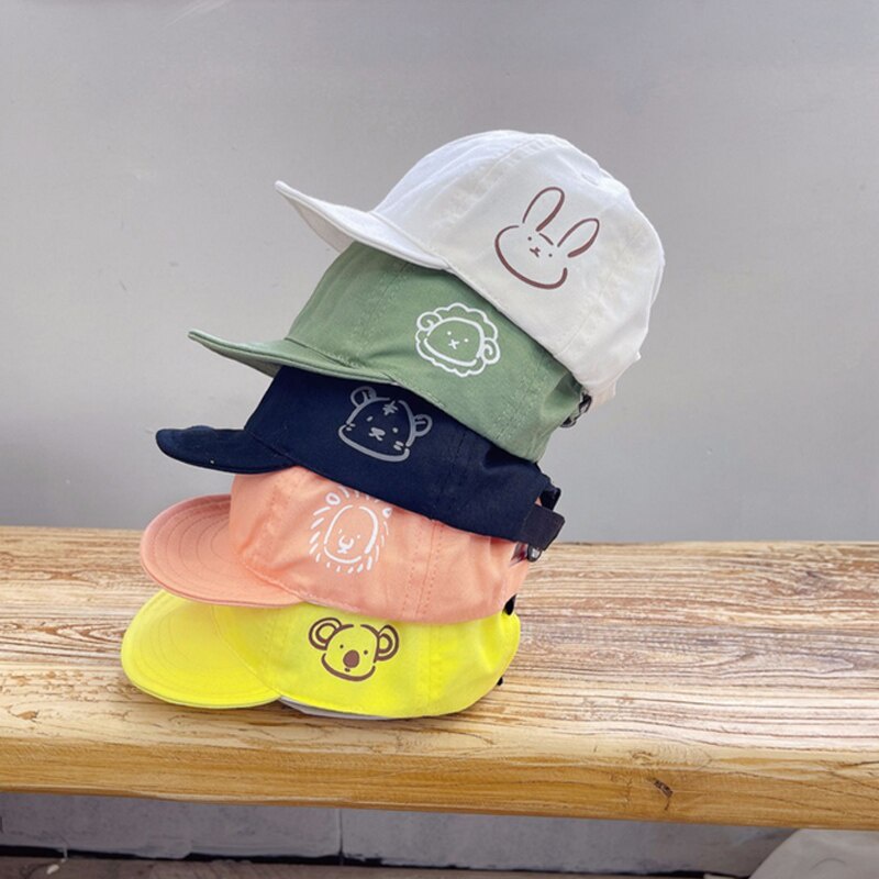 Spring Summer Baby Hat For Kids Boys Girls Cartoon Baseball Cap Soft ...