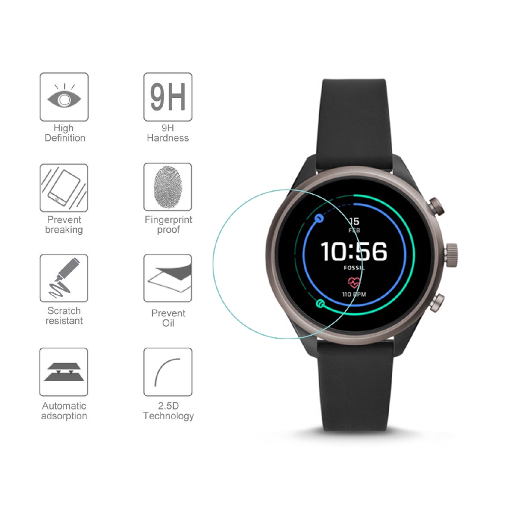 Fossil sport smartwatch screen protector new arrivals