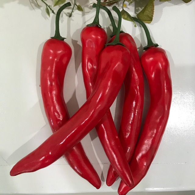 Red Fake Bell Pepper Model Decorative Vegetables | Shopee Singapore