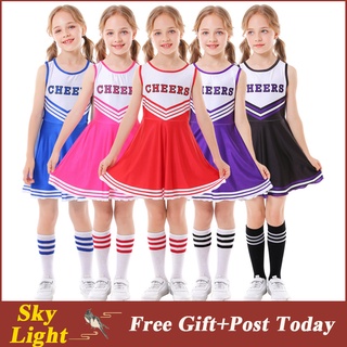 Ladies Cheerleader Costume High School Girls Cheer Outfit Set For Women  Carnival Party Cosplay Dress Up Cheerleading Uniform