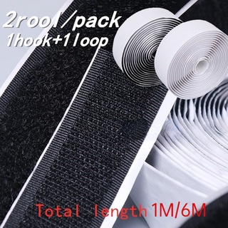 5M/Pair Strong Self Adhesive Hook and Loop Fastener Tape Nylon Sticker  Adhesive Hook Loop Tape DIY Craft Accessories 16-110mm