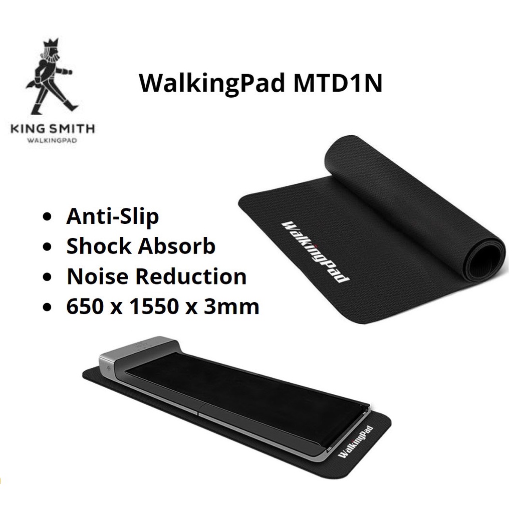 WalkingPad Treadmill Mat MTD1N Black, Home Gym Yoga Noise Reduction Mat