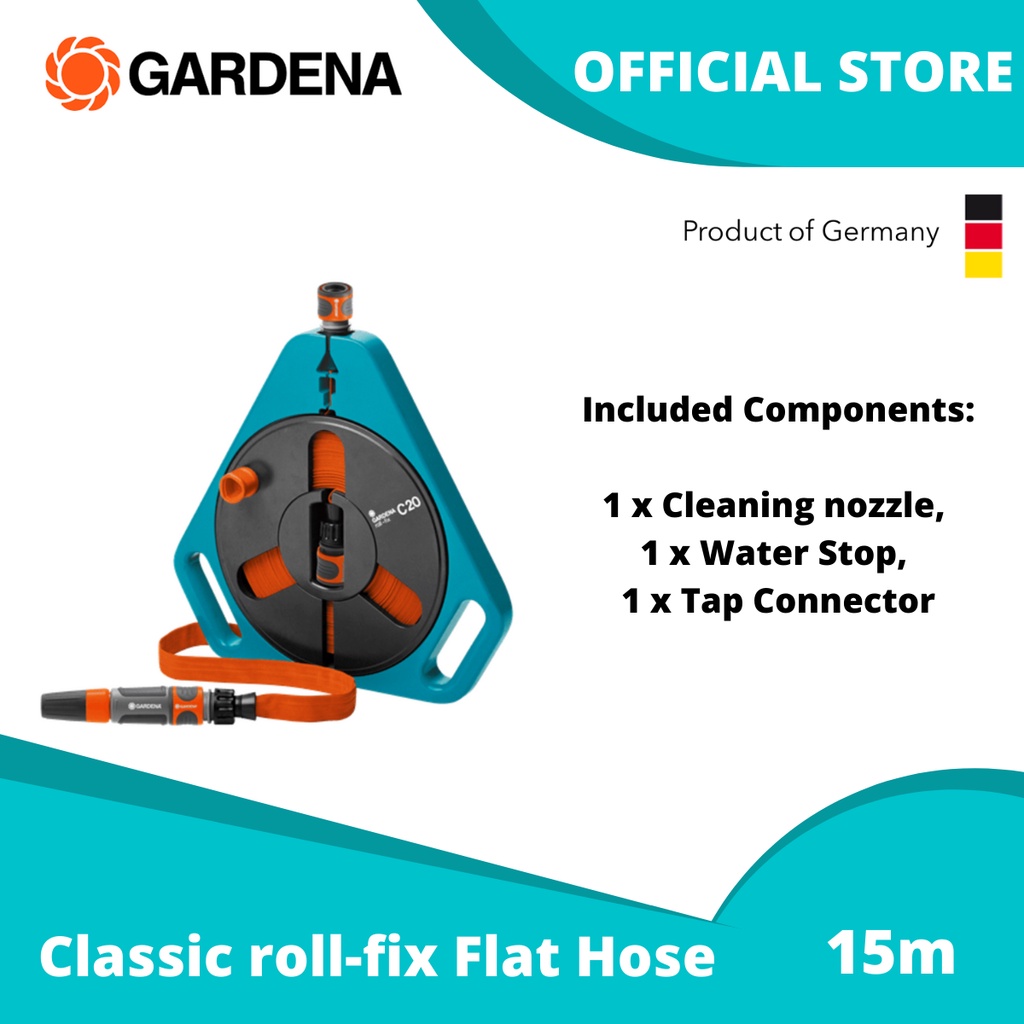 Gardena classic roll-fix 15 meter plat
