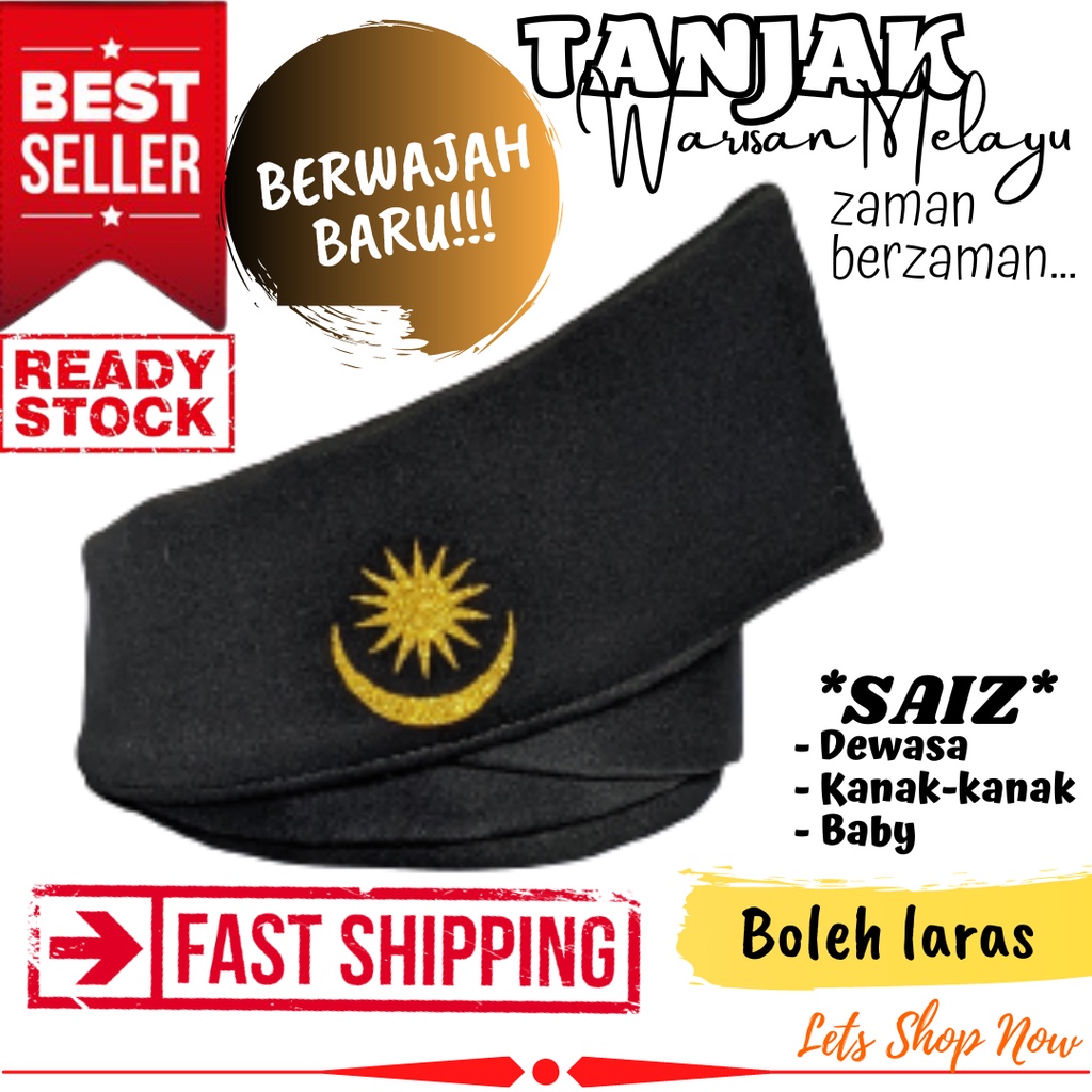 HITAM Tanjak Can Be LARAS BY HEYFAHANNA | Tengkolok Melayu Black Modern