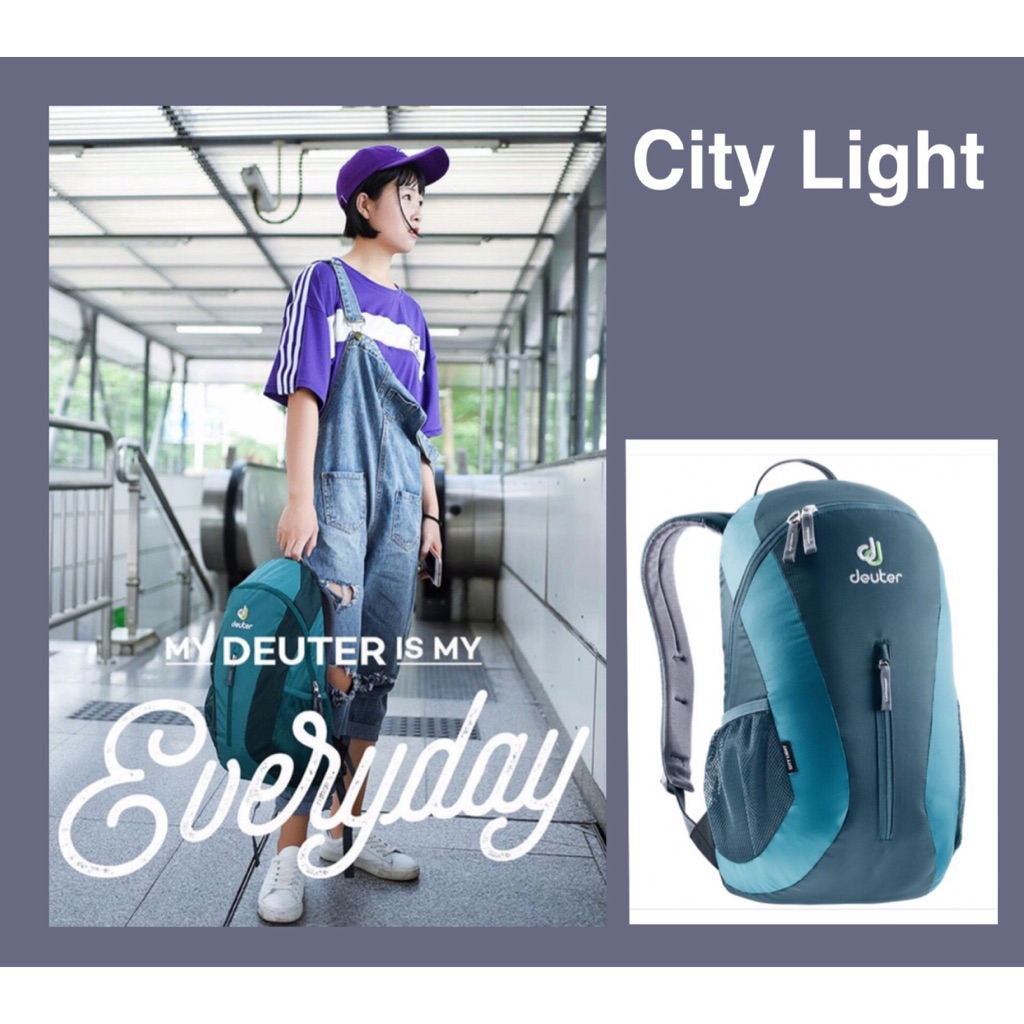 Trendy Deuter CITY LIGHT 16L Daypack Backpack School Bag Shopee Singapore