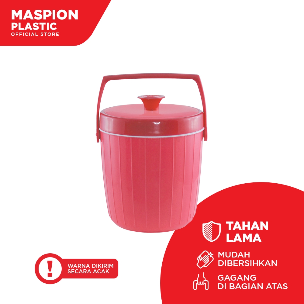 Maspion Termos Es dan Nasi Plastik Rice/Ice Bucket USA 8 - Gambar 2