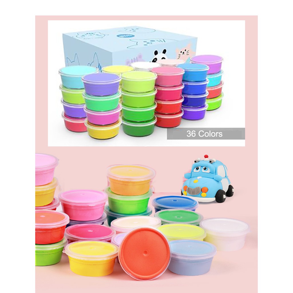 Air Clay Set | Super Light Clay Modeling Clay 12 Colors/24 Colors/36 Colors