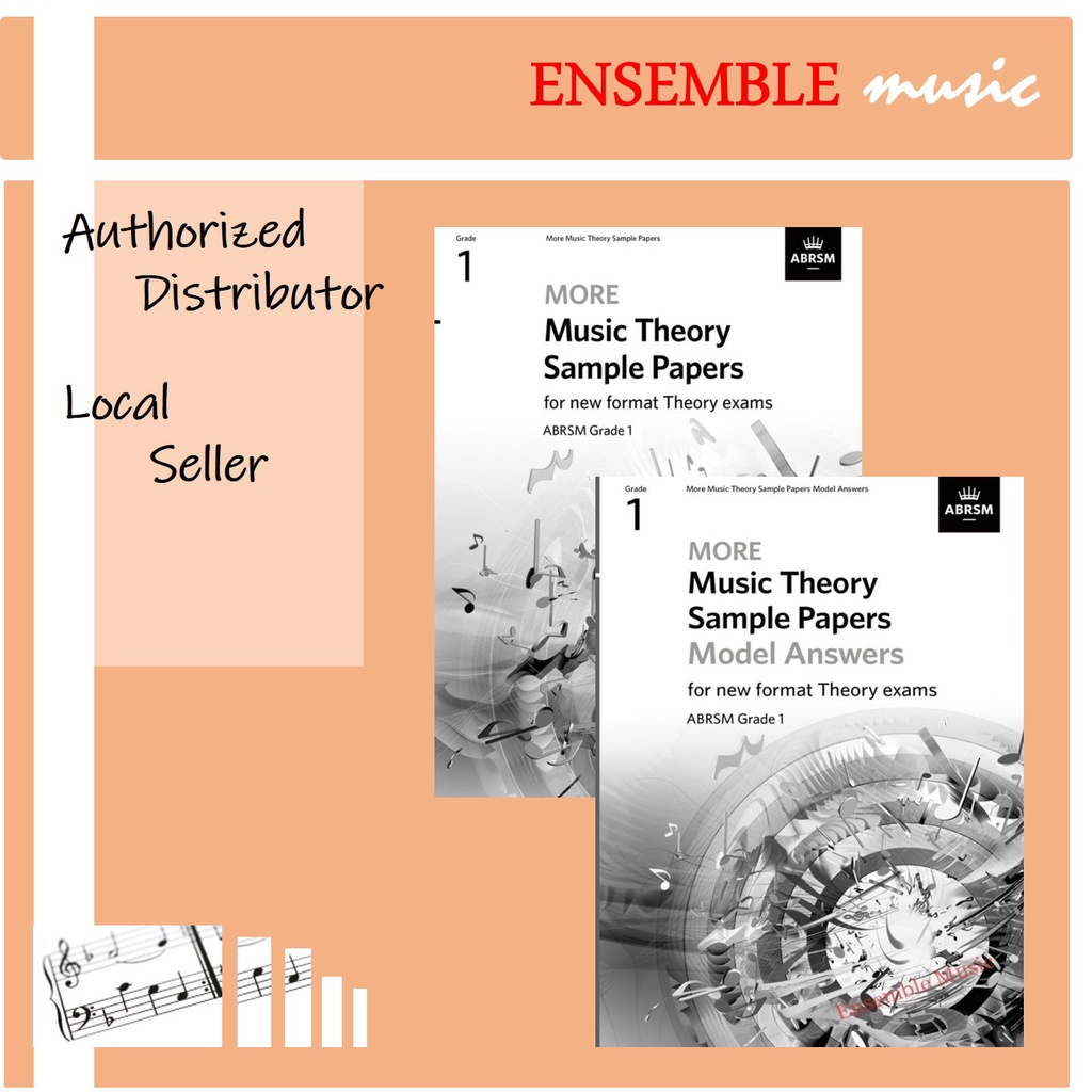 More Music Theory Sample Papers and Model Answers Bundle, ABRSM Grade 1 ...