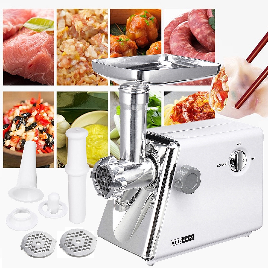 220V-240V 2800W 15x34x33cm Multifunction Electric Meat Grinder Sausage ...