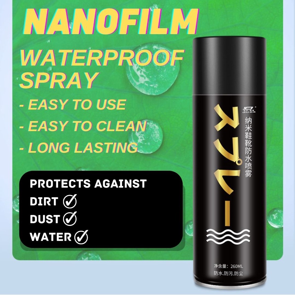 [SG STOCK] Waterproof Nano Tech Spray/Water Repellent - Repels Mud Dirt ...