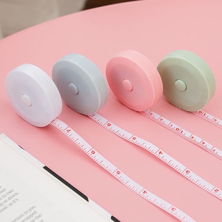 1Pc 150CM Portable Ruler Mini Measuring Tape Measure Retractable Metric  Belt Colorful Centimeter Inch Children Height Ruler