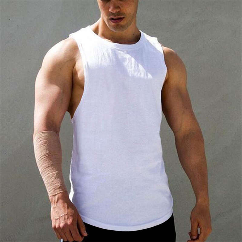 Gym Tank Top Mens Clothing Bodybuilding Workout Mesh  Musculation Fitness Singlets Sleeveless Vest Muscle Shirt Men