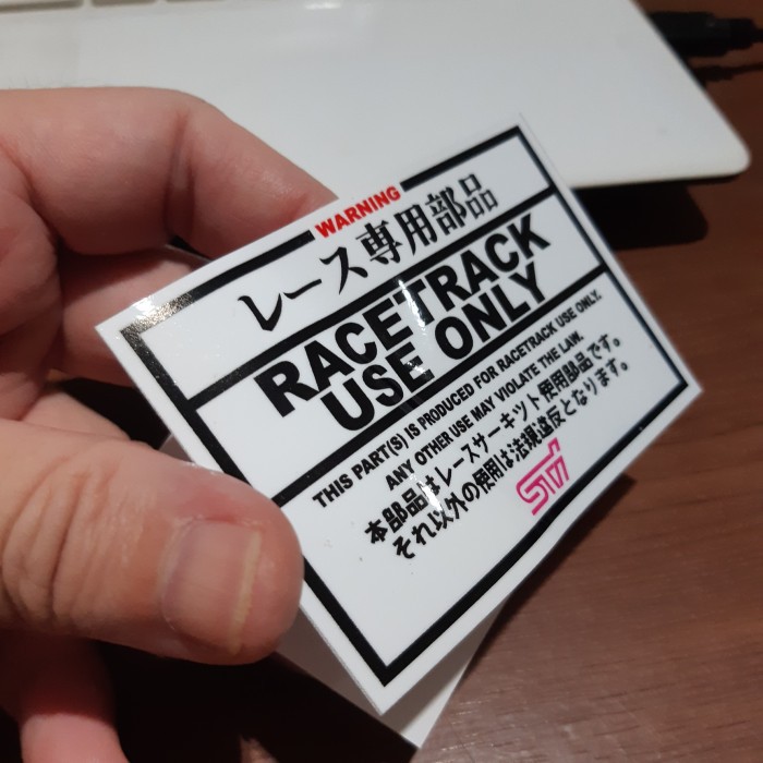 Racetrack STI sticker jdm | Shopee Singapore