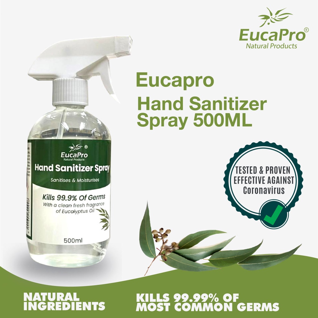 Eucapro Hand Sanitizer Spray 500ML (Alcohol) | Shopee Singapore